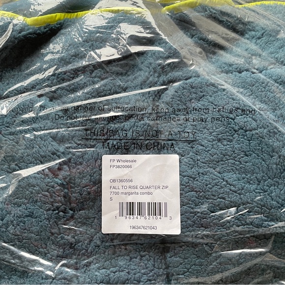 NEW Free People Movement Fall To Rise Fleece Quarter Zip Jacket - Picture 10 of 16